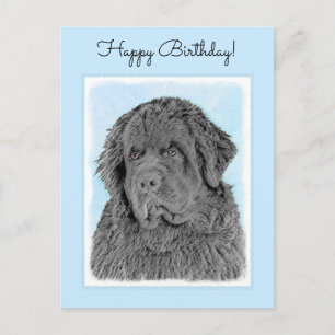 Cartão Postal Pintura em Terra Nova - Arte Cachorra Original