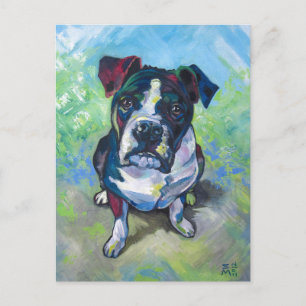 Cartão Postal Pintura em Touro de Corte