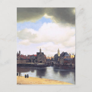 Cartão Postal Pintura em Vermeer, Artista Neerlandês