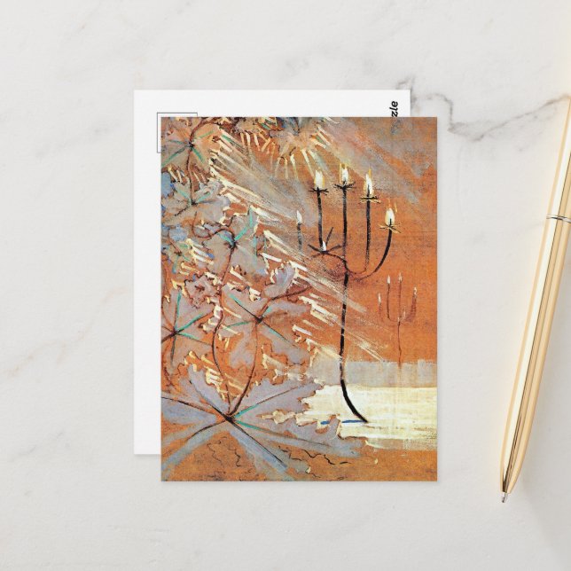 Cartão Postal Pintura famosa no inverno (V) (Frente/Verso In Situ)