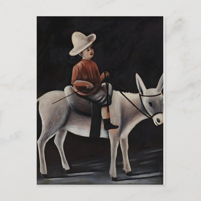 Cartão Postal Pintura Georgiana Niko Pirosmani (Frente)