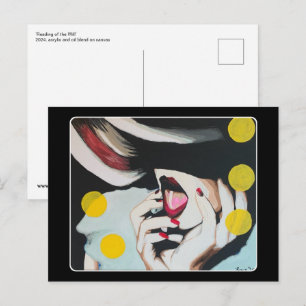 Cartão Postal Pintura 'Leitura do Testamento' em um 