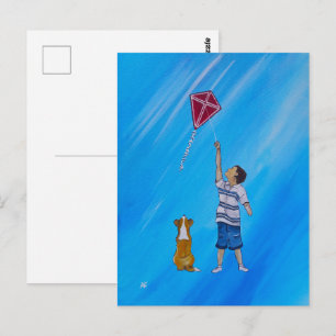 Cartão Postal Pintura Mais Leve que o Ar por Alfred Fox