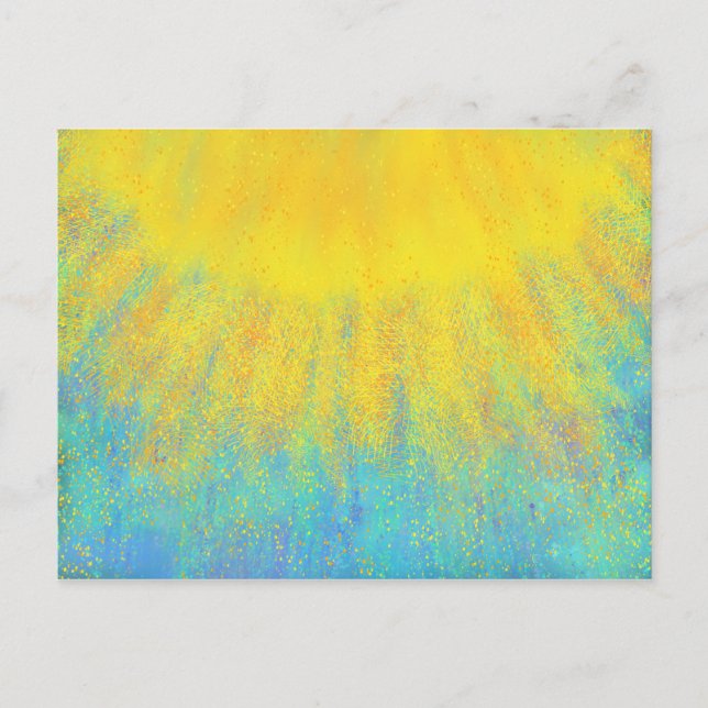 Cartão Postal Pintura Moderna Contemporânea Glória Cristã (Frente)