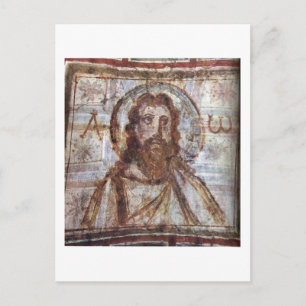 Cartão Postal Pintura mural da catacumba de Commodilla.