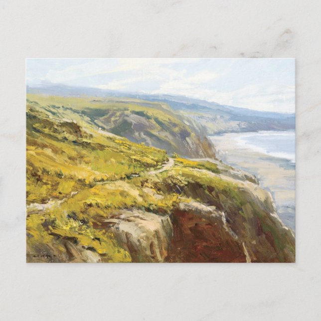 Cartão Postal Pintura pelo chifre de Jeff (Frente)