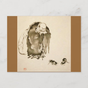 Cartão Postal Pintura por Miyamoto Musashi, C. 1600's