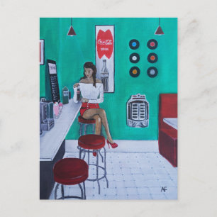 Cartão Postal Pintura Runaround Sue por Alfred Fox
