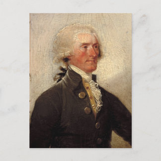 Cartão Postal Pintura Rustic Thomas Jefferson