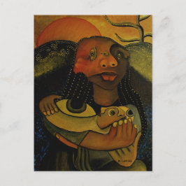 Cartão Postal Pintura surreal moderna