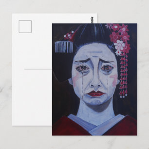 Cartão Postal Pintura Tristemente Bela de Alfred Fox