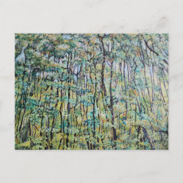 Cartão Postal Pintura verde verde verde verde