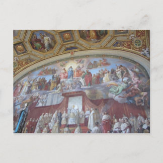 Cartão Postal Pinturas de Teto em Fresco Roma
