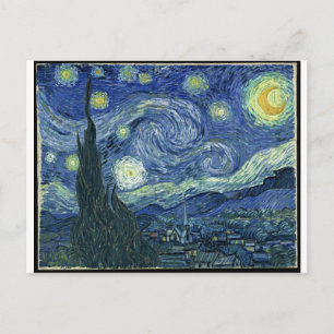 Cartão Postal Pinturas de Van Gogh: Noite estrelado Van Gogh