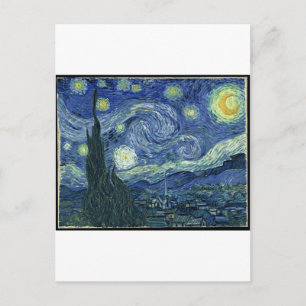 Cartão Postal Pinturas de Van Gogh: Starry Night Van Gogh