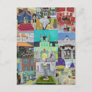 Cartão Postal Pinturas/pinturas de Fontainebleau,FRANÇA