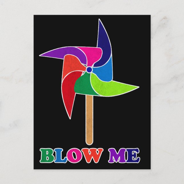 Cartão Postal PinWheel (Frente)