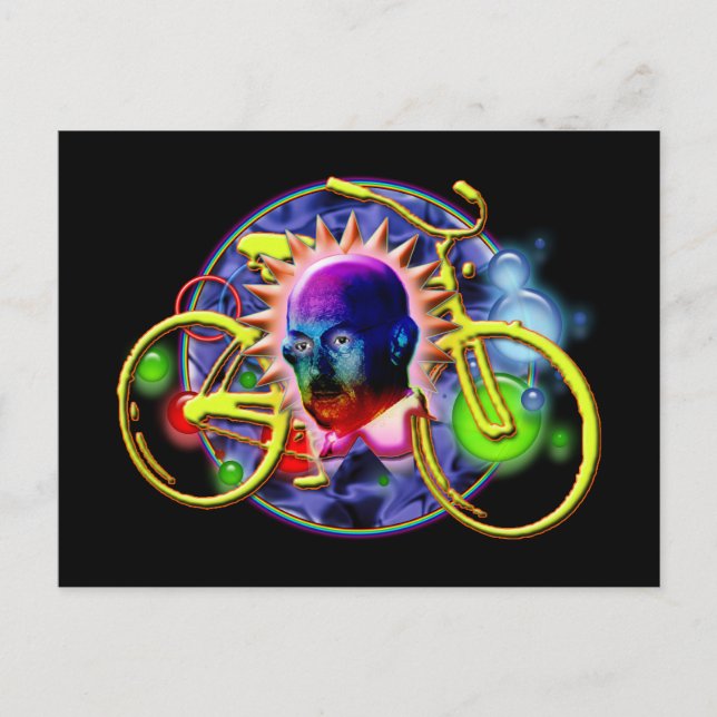 Cartão Postal Pioneiros Da Placa De Posto Psychedelia Nº 1 (Frente)