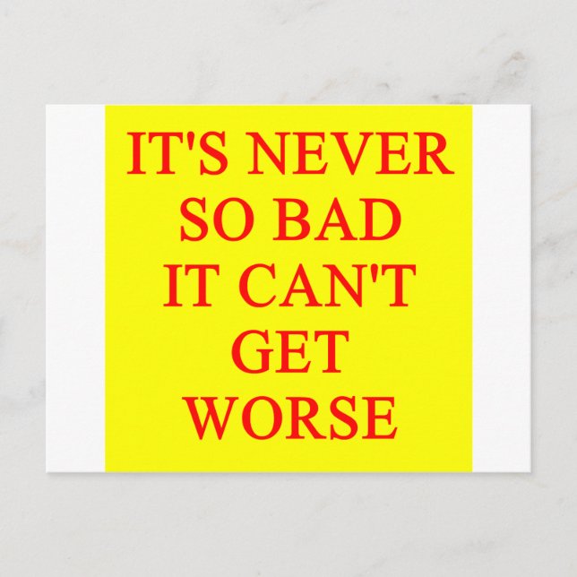 CARTÃO POSTAL PIOR (Frente)