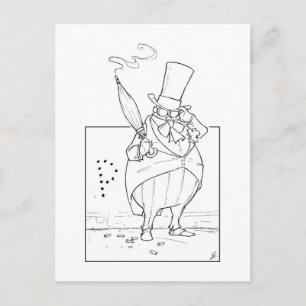 Cartão Postal Pip Penguin