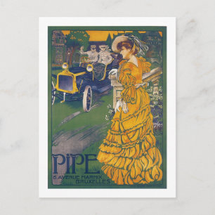 Cartão Postal Pipe Automobile - Vintage Belvertisement