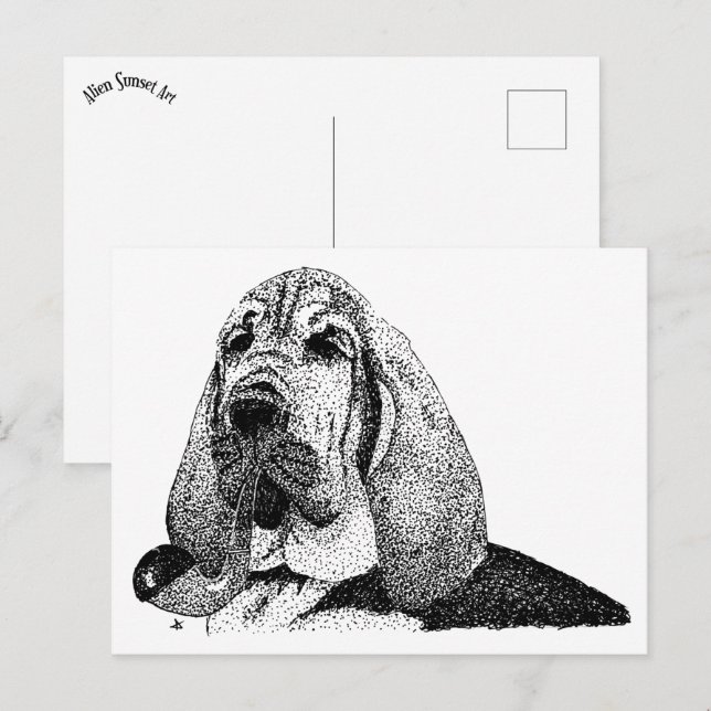 Cartão Postal Pipe Hound (Frente/Verso)