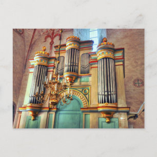 Cartão Postal Pipe Organ