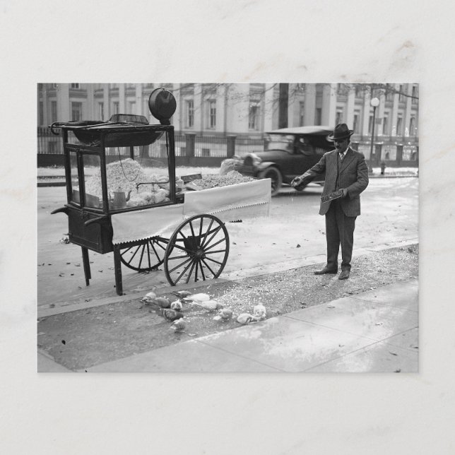 Cartão Postal Pipoca à Venda, 1926 (Frente)