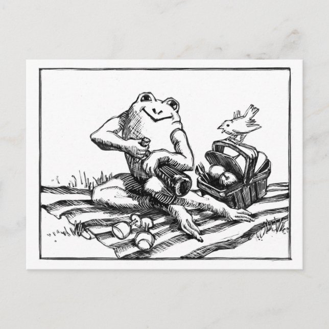 Cartão Postal piquenique (Frente)