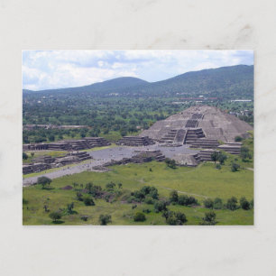 Cartão Postal Pirâmide Cartão-Postal Da Lua, Teotihuacán, Mé