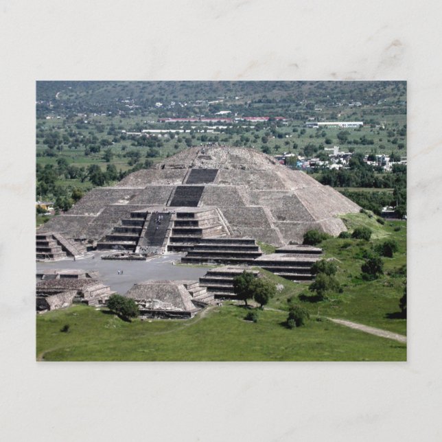 Cartão Postal Pirâmide da lua, Teotihuacan, México (Frente)