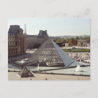 Cartão Postal Pirâmide do Louvre