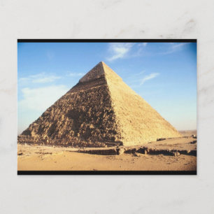 Cartão Postal Pirâmide excelente de Giza