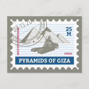 Cartão Postal Pirâmides de Giza