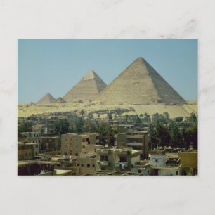 Cartão Postal Pirâmides de Giza, c.2589-30 BC, Reino Unido