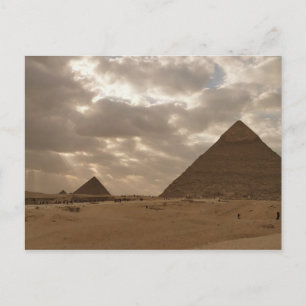Cartão Postal Pirâmides Egípcias de Gizé, Cairo