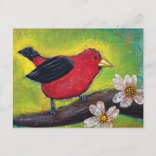 Cartão Postal Piranga Rubra