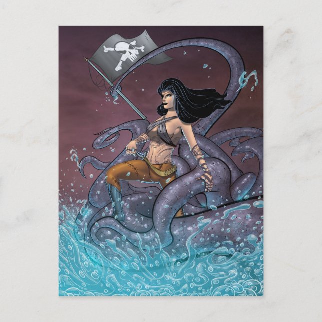 Cartão Postal Pirata (Frente)