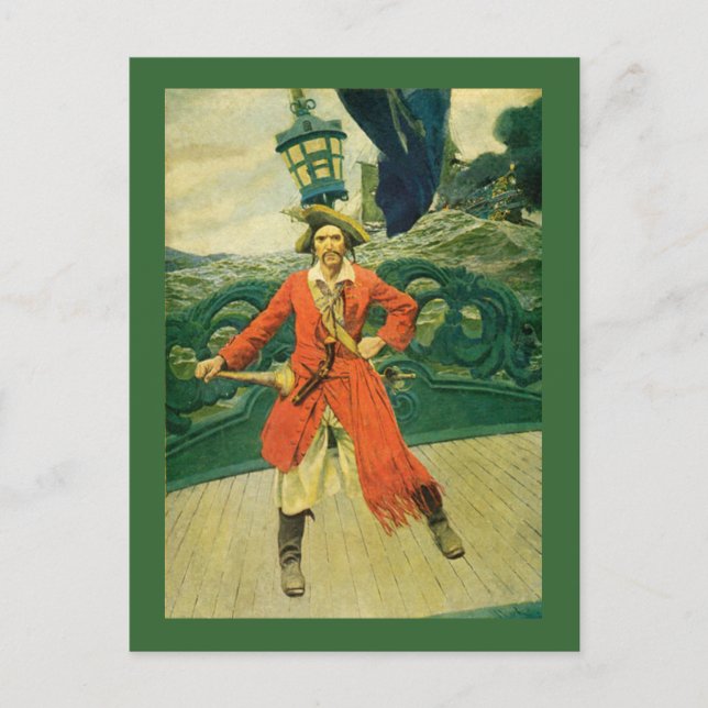 Cartão Postal Pirata (Frente)
