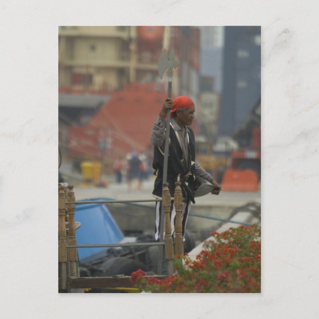 Cartão Postal Pirata (Frente)