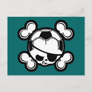 Cartão Postal Pirata de Futebol