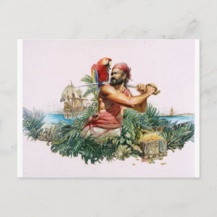 Cartão Postal Pirata do Caribe