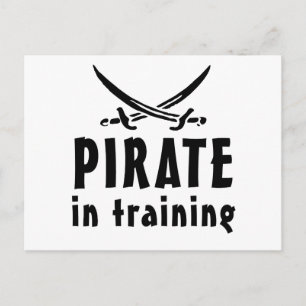 Cartão Postal Pirata No Treinamento