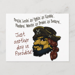 Cartão Postal Piratas!