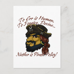 Cartão Postal Piratas!