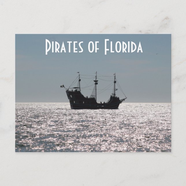 Cartão Postal Piratas da Flórida (Frente)