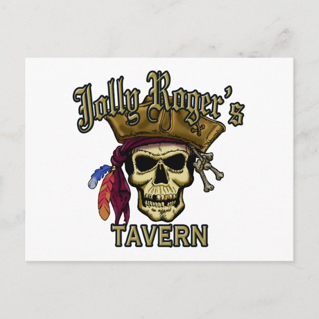 Cartão Postal Piratas Rock! (Frente)