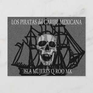 Cartão Postal PiratasDelCaribeMexicana