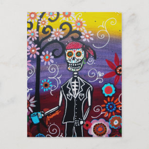 CARTÃO POSTAL PIRATE DIA DE LOS MUERTOS