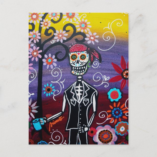 CARTÃO POSTAL PIRATE DIA DE LOS MUERTOS (Frente)